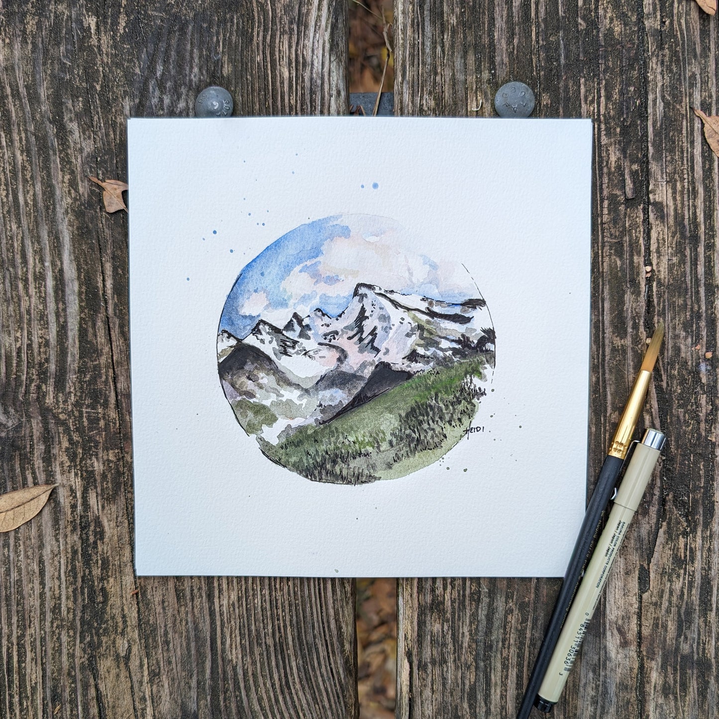 Rocky Mountain 8x8 Print